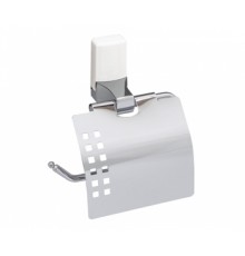 Держатель для туалетной бумаги WasserKRAFT Leine 5025WHITE, с крышкой