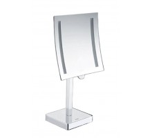 Настольное косметическое зеркало WasserKRAFT K-1007 с 3-х кратным увеличением и Led-подсветкой