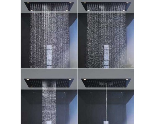 Верхний душ AXOR Starck Shower Collection 10627800, 97x97 см, 3 режима струи