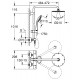 Душевая система Grohe Euphoriа System 27964000, Ø210 мм