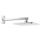 Верхний душ Grohe Rainshower Allure 26054000, 229*229 мм, 1 режим струи, с держателем без ограничения расхода воды, 22,9 см