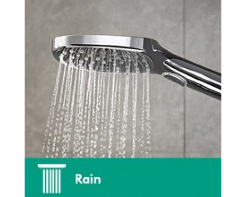 Ручной душ Hansgrohe 26520000 Raindance Select E120 3jet, 12 см, 3 режима лейки, хром