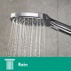 Ручной душ Hansgrohe 26520000 Raindance Select E120 3jet, 12 см, 3 режима лейки, хром