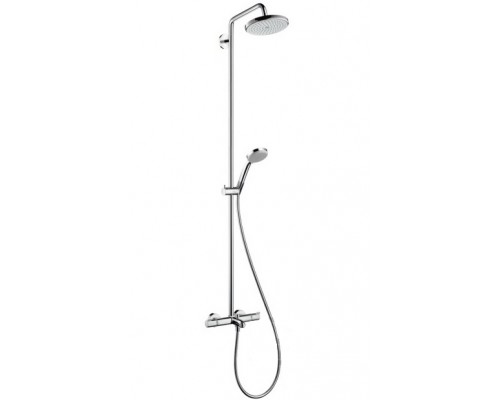 Душевая система Hansgrohe Croma 220 Showerpipe 27223000 с поворотным верхним душем, Ø 220 мм