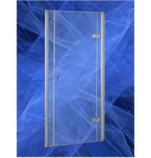 Душевая дверь Vagnerplast левосторонняя/правосторонняя шириной 100 см, дв100 - Анодированный