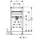 Инсталляция Geberit Duofix 111.490.00.1 для раковины, низкая