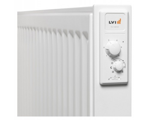 Масляный радиатор LVI Yali 05 095 21 230 15 1, 1.5 кВт, электрический, двухрядный