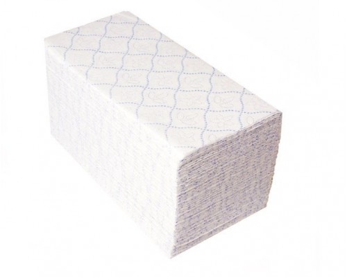 Бумажные полотенца 2-x слойные Merida V-TOP blue 4000 (20 пачек х 200 шт.)