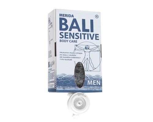 Жидкое мыло пенящееся Merida Bali Sensitive Man MTP202, один картридж 700 г, аромат для мужчин
