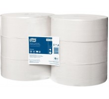 Туалетная бумага Tork Universal 120195 T1 в больших рулонах, 1 слой, блок (6 рулонов)