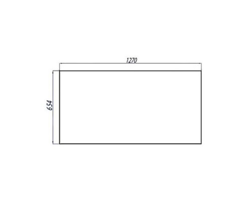 Зеркало Акватон ОТЕЛЬ 120 (1200), 1A101402OT010 с LED-подсветкой