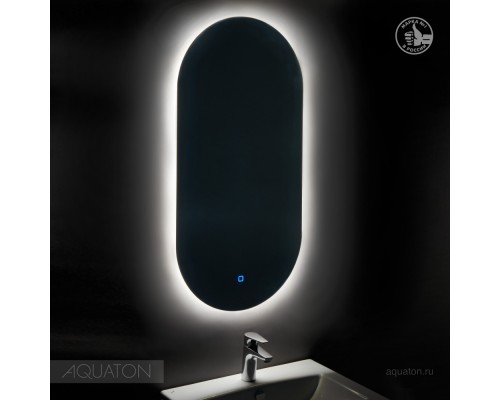 Зеркало Акватон Альто 60 x 110 см c подсветкой, белый, 1A256502A1010