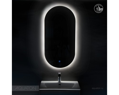 Зеркало Акватон Альто 60 x 110 см c подсветкой, белый, 1A256502A1010