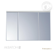 Шкаф-зеркало Акватон Брук 120 см 1A200802BC010 со светильником