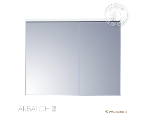Зеркало-шкаф Акватон Брук 80 со светильником, 1A200602BC010