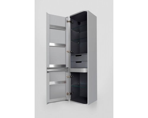 Шкаф-колонна Am.Pm Sensation M30CHR0406FG, подвесной, правый, 40 см, серый шелк