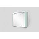 Зеркальный шкаф Am.Pm Sensation M30MCL0801GG, левый, 80 см, с подсветкой, мятный