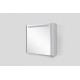 Зеркальный шкаф Am.Pm Sensation M30MCR0801FG, правый, 80 см, с подсветкой, серый шелк