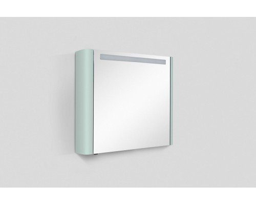 Зеркальный шкаф Am.Pm Sensation M30MCR0801GG, правый, 80 см, с подсветкой, мятный