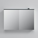Зеркальный шкаф с LED-подсветкой AM.PM Spirit 2.0 M70AMCX1001GM, 100 см, графит матовый