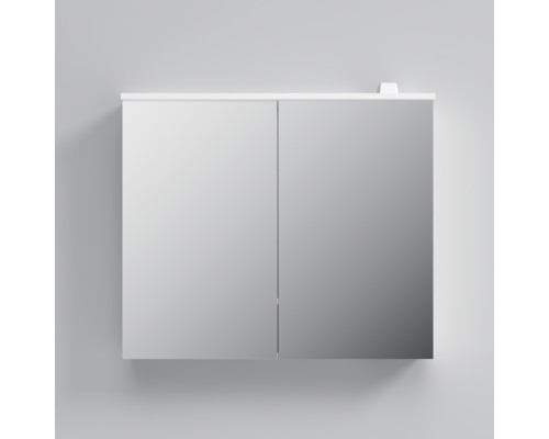 Зеркало-шкаф AM.PM Spirit 2.0 80 с подсветкой белый глянец M70AMCX0801WG