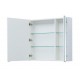 Зеркальный шкаф Aquanet Палермо 80 см, белый, правый, 254538
