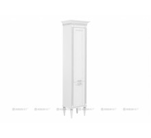Шкаф-пенал для ванной Aquanet Селена 40 L белый/серебро (201645)
