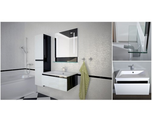 Комплект мебели для ванной комнаты Astra-Form Альфа 70 см