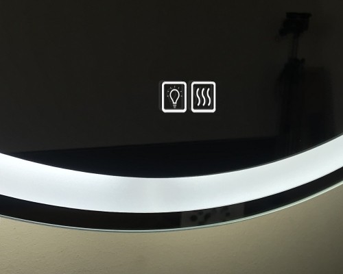 Зеркало BelBagno SPC-RNG-800-LED-TCH-WARM 80 см со встроенным светильником, сенсорным выключателем и подогревом