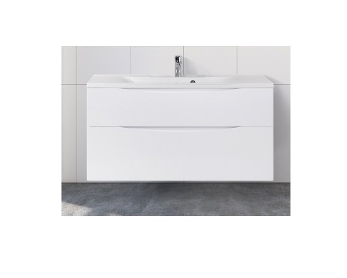 Тумба под раковину BelBagno Marino 100 см, Bianco Lucido - белый глянец, MARINO-H60-1000-2C-SO-BL-P