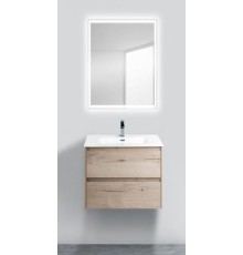 Тумба под раковину BelBagno Kraft, 60 см, Rovere Galifax Bianco, бежевая, KRAFT-600-2C-SO-RGB