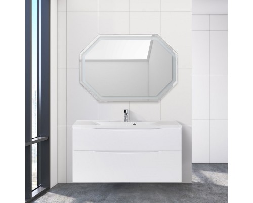 Тумба под раковину BelBagno Marino 100 см, Bianco Lucido - белый глянец, MARINO-H60-1000-2C-SO-BL-P