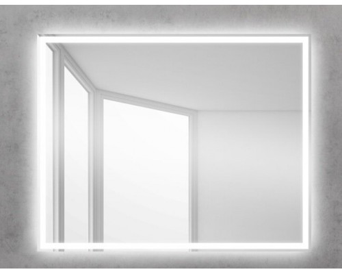 Зеркало BelBagno SPC-GRT-1000-800-LED-BTN 100 x 80 см со встроенным светильником и кнопочным выключателем