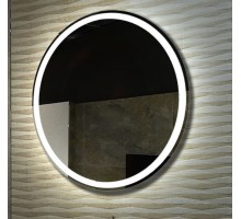 Зеркало Bellezza Ring 70 см с подсветкой, белый, 00000011240