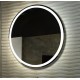 Зеркало Bellezza Ring 70 см с подсветкой, белый, 00000011240