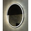 Зеркало Bellezza Vesta 75 см с подсветкой, белый, 00000011243
