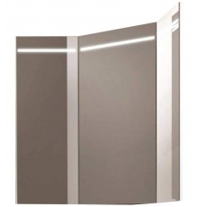 Шкаф зеркальный Belux Жирона ВУШ 58 (1), 50,5 см, белый глянцевый