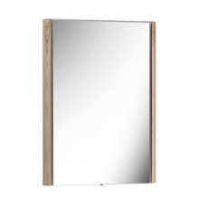 Зеркало Belux Альмерия В 60 с подсветкой, 52 см, натуральный массив клена