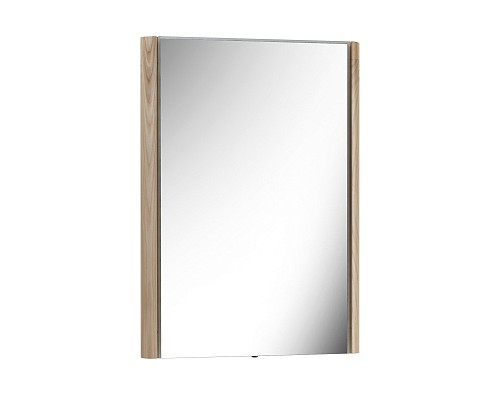 Зеркало Belux Альмерия В 60 с подсветкой, 52 см, натуральный массив клена
