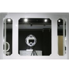 Зеркало Belux Кастилия К 250-02, белый глянцевый
