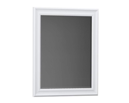 Зеркало Belux Женева В 60 (1), 60 см, белый глянцевый