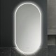 Зеркало Burgbad Lavo 2.0 50 см с подсветкой, белый, SIJH050