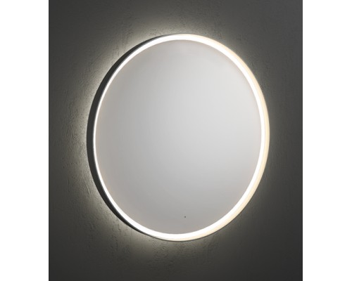 Зеркало Burgbad 90 см с подсветкой, металлик, SIDG090