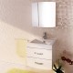 Зеркальный шкаф Comfortу Лаура-60-2 белый (3119850)