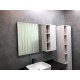 Зеркальный шкаф Comfortу Милан-120 белый, правый (4136261)