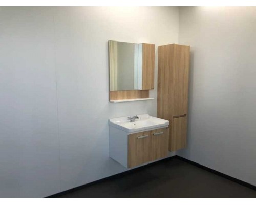 Зеркальный шкаф Comfortу Рига-70 дуб сонома, правый (4142212)