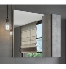 Зеркальный шкаф Comfortу Эдинбург-90 бетон светлый, правый (4147981)