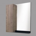 Зеркальный шкаф Comfortу Кёльн-75, дуб темный, левый (4149061)