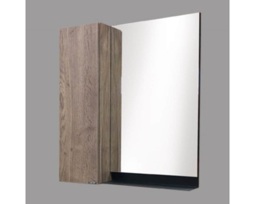 Зеркальный шкаф Comfortу Кёльн-75, дуб темный, левый (4149061)