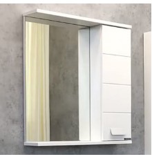 Зеркальный шкаф Comfortу Модена M-60, без подсветки, белый матовый, 00-00001639